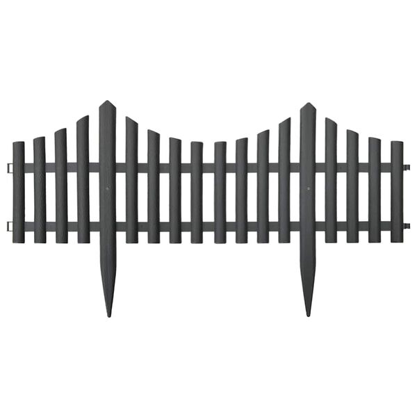 vidaXL Gar&eth;kantar 17 stk. Reykgr&aacute;ir 10 m PP