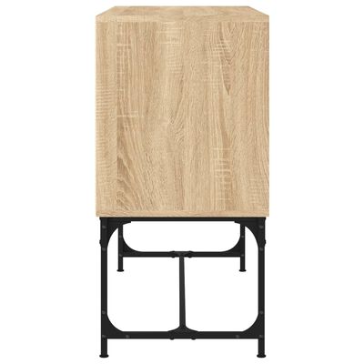 vidaXL Skenkur Sonoma Eikarlitur 100x40x79,5 cm Samsettur Viður