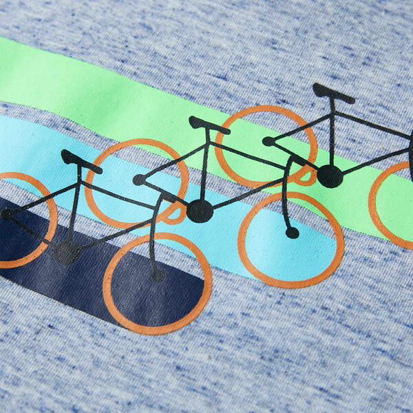 Krakkastuttermabolur Blár Blandaður 92