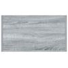 vidaXL Baðherbergisskápur Gráir Sonoma Eik 60x33x80 cm Samsettur Viður