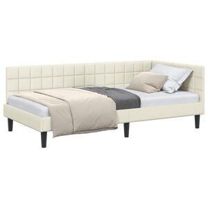 vidaXL Hornr&uacute;m ramma me&eth; h&ouml;fu&eth;gafl Rj&oacute;malitur 90 cm x 190 cm Flauel