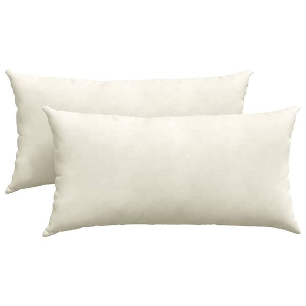 vidaXL S&oacute;fap&uacute;&eth;ar 2 pcs Rj&oacute;malitur 80 x 40 cm Korduroy efni