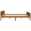 322113 vidaXL Bed Frame Solid Pinewood Honey Brown 140x200 cm
