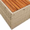 vidaXL Gar&eth;as&oacute;fi Drapplita&eth;ur 184 x 62 x 85 cm p&oacute;l&yacute;rattan