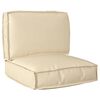 vidaXL P&uacute;&eth;asett &aacute; pall 2 pcs Drapplita&eth;ur Oxford efni