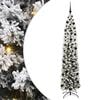 vidaXL Gervi j&oacute;latr&eacute; me&eth; 300 LED Gr&aelig;nn 210 cm PVC, st&aacute;l og plast