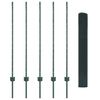 vidaXL Gir&eth;ing me&eth; p&oacute;st Gr&aelig;nn 1,2 x 10 m St&aacute;l og PVC