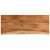 vidaXL Bor&eth;plata 90x40x3,8 cm R&eacute;tthyrnd Gegnheil Akas&iacute;a N&aacute;tt&uacute;rul. Br&uacute;n