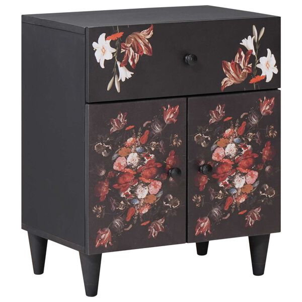 vidaXL N&aacute;ttbor&eth; me&eth; sk&uacute;ffu Marglitur 50 x 33 x 60 cm Hart mang&oacute;tr&eacute;