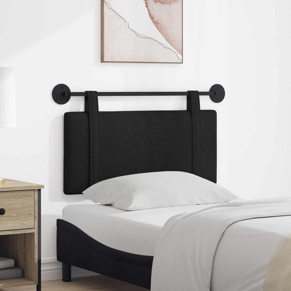 vidaXL Hengisk&aacute;li Vegghengt Einlita Svart 100 x 55 x 5 cm d&uacute;kur