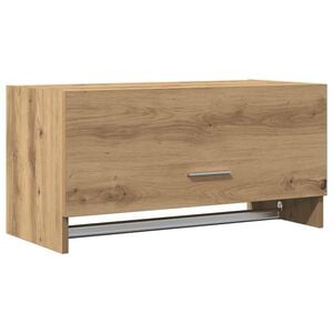 vidaXL Fataskápur Þroskuð eik 70x32,5x35 cm Engineered Wood