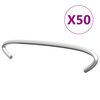 vidaXL Grj&oacute;tkassakr&oacute;kar 50 stk Galvanisera&eth; st&aacute;l 10 cm