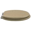 vidaXL WC sete 2 pcs Lj&oacute;s bambuslit 44 x 38 cm MDF bor&eth;