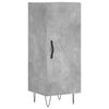 vidaXL Skenkur Steypugr&aacute;r 34,5x34x90 cm Samsettur Vi&eth;ur