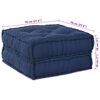 vidaXL Modular s&oacute;fa eining Indigo 70 x 70 x 36 cm d&uacute;kur