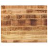 vidaXL Bor&eth;plata 100x80x2,5 cm R&eacute;tthyrnd Gr&oacute;fur Gegnheill Mang&oacute;vi&eth;ur