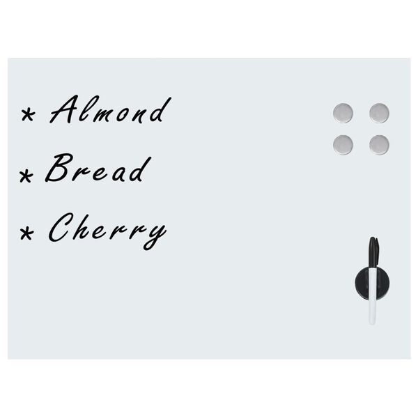 vidaXL Veggfest Segultafla Gler 80x60 cm