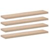 vidaXL Flj&oacute;tandi Hillur 2 stk 110x23,5x4 cm Samsettur Vi&eth;ur