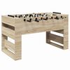 vidaXL F&uacute;staboltabor&eth; Sonoma Eik 146,5 x 74 x 85 cm Samsettur vi&eth;ur