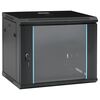 vidaXL 9U Veggfestur Netsk&aacute;pur 19" IP20 600x450x510 mm