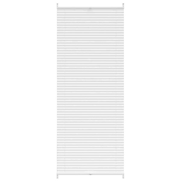 Felligardína 90 x 200 cm Hvít Plíseruð Felligardína