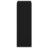 vidaXL Veggfestur Sj&oacute;nvarpssk&aacute;pur Svartur 40,5x30x90cm Samsettur vi&eth;ur