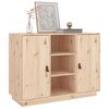 vidaXL skenkur 100x40x75 cm Solid Wood Furu