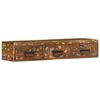 vidaXL Vegghengdur sj&oacute;nvarpssk&aacute;pur 100x30x19 cm Solid Wood Endurunni&eth;