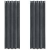 vidaXL Myrkratj&ouml;ld 2 pcs Lj&oacute;sgr&aacute;r 140 x 245 cm Flauel