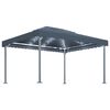 vidaXL Gar&eth;sk&aacute;li me&eth; LED Lj&oacute;saser&iacute;u 400x300 cm Antras&iacute;t &Aacute;l