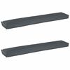 vidaXL P&uacute;&eth;asett &aacute; pall 2 pcs Antras&iacute;t 200 x 40 x 8 cm Oxford Efni