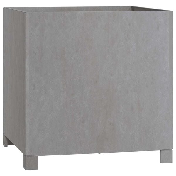 vidaXL Gr&oacute;&eth;ursetningu me&eth; f&oacute;tum Rusty 50x50x50 cm Corten St&aacute;l