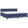vidaXL H&oacute;lfa&eth; Springr&uacute;m me&eth; D&yacute;nu Bl&aacute;tt 200x200 cm Efni