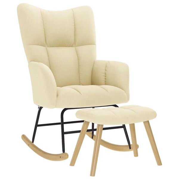 vidaXL ruggust&oacute;ll me&eth; f&oacute;tskammskremi