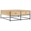 vidaXL S&oacute;fabor&eth; Sonoma Eik 100x99x40 cm Samsettur Vi&eth;ur