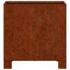 vidaXL Gr&oacute;&eth;ursetningu me&eth; f&oacute;tum Rusty 30x30x30 cm Corten St&aacute;l
