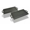 vidaXL Grillplatti 2 stk. Steypuj&aacute;rn Sn&uacute;anlegir 38x23 cm