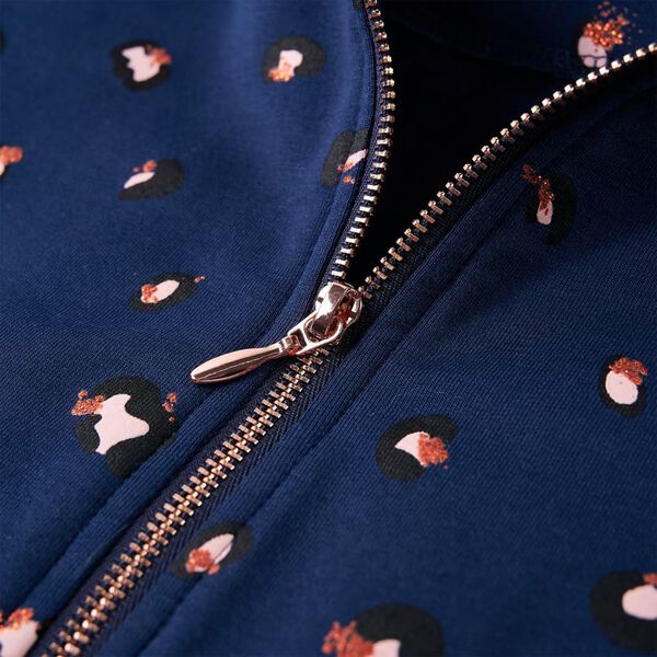 Barnahettupeysa Dökkblá 104