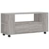 vidaXL Sj&oacute;nvarpssk&aacute;pur Gr&aacute;r Sonoma 102x34,5x43 cm Samsettur Vi&eth;ur