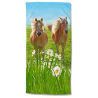 Good Morning Strandhandklæði "HORSES" 75x150 cm Marglitað
