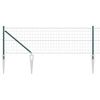 vidaXL Gir&eth;ing me&eth; p&oacute;st Gr&aelig;nn 0,4 x 50 m St&aacute;l og PVC
