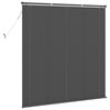 vidaXL Venes&iacute;skur blindur Stillanlegur Silfur gr&aacute;tt 150 x 150 cm PVC