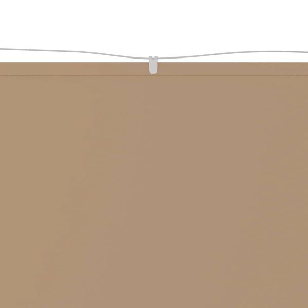 vidaXL Lóðrétt Skyggni Mógrátt 180x1200 cm Oxfordefni