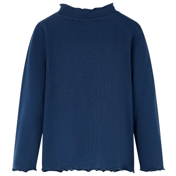 Barnabolur með Síðum Ermum Dökkblár 92