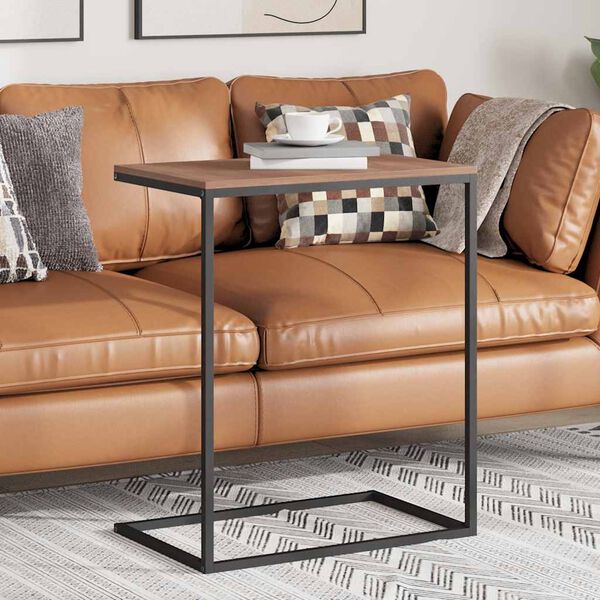 802120 vidaXL Hli&eth;arbor&eth; Svart 55x35x66 cm Samsettur Vi&eth;ur