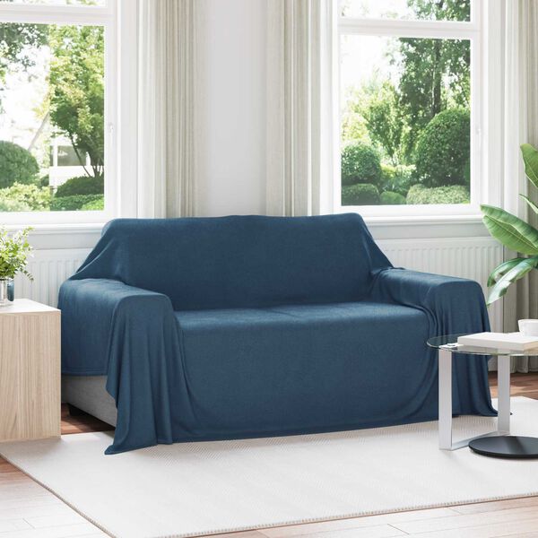 vidaXL &THORN;eppi 6 pcs D&ouml;kkbl&aacute;r 280 x 210 cm Fl&iacute;s