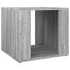 vidaXL N&aacute;ttbor&eth; Gr&aacute;ir Sonoma Eik 41x40x36 cm Samsettur Vi&eth;ur