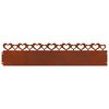 vidaXL Grasskantur 30 pcs Rusty 103 x 0,05 x 22 cm Ve&eth;ra&eth; st&aacute;l