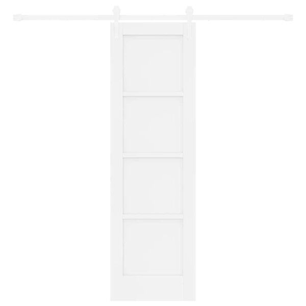 vidaXL Rennidyr ORKDAL Hv&iacute;tt 61 x 198,5 cm Solid furuhikk