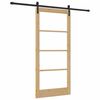 vidaXL Rennidyr ORKDAL N&aacute;tt&uacute;rulegur 93 x 202 cm Gegnheil fura og gler